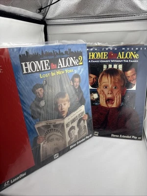 Home Alone One and Home Alone 2 Laserdiscs (Each Have 2 Discs) Foto 1 de 4