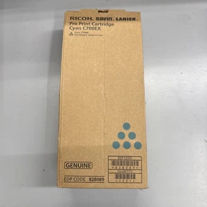 Genuine Ricoh Pro C700EX C550EX Cyan Print Cartridges 828089 - Afbeelding 1 van 2