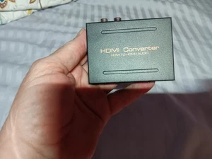 HDMI Audio Extractor to SPDIF RCA Stereo L/R Analog Output Converter - Picture 1 of 12