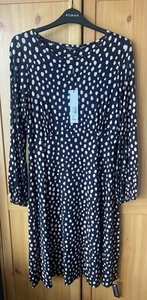 Roman Originals Women's Pebble Spot Tea Dress Size 12 New With Tags RRP £38 - Picture 1 of 2