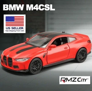 BMW M4 CSL 2-TÜRER COUPE AUTO 2023 ~1/36 ROT FAHRZEUG SELTEN DIECAST SAMMLERMODELL - Bild 1 von 6