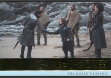 Game Of Thrones Season 7 Gold Parallel Base Card #7 The Queen's Justice