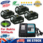 BL1850B For Original Makita 18V 5Ah Lithium-ion LXT400 BL1850 Charger & Battery