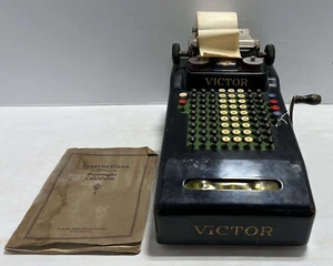 Commonwealth Edison Co 1920s Victor Cash Register Company Adding Cash Machine - Picture 1 of 7