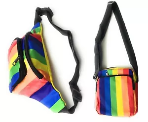 Bolso de cintura resistente al agua diseño arco iris - bolsas de viaje bandolera - Imagen 1 de 9