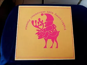 MERRY CHRISTMAS 1964 FROM CAPITOL~ MEGA RARE~ PROMO~ NEAR MINT~ NOVELTY LP - Picture 1 of 4