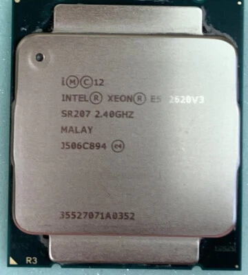 Intel -12 Xeon E5-2620V3 2.40GHz 15MB Hex Core CPU Processor SR207 LGA2011-3 - Image 1 of 3