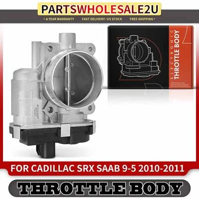 Fuel Injection Throttle Body with TPS Sensor for Cadillac SRX Saab 9-5 2010 2011 Foto 1 de 4