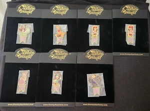 Disney Auctions Medieval Series LE 100 Pin Complete Set 7 pins - Picture 1 of 8