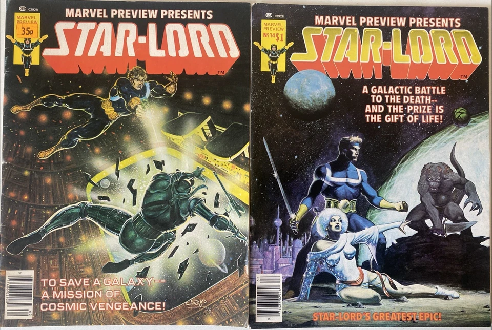 MARVEL PREVIEW PRESENTS STAR-LORD. NUMBER'S 14-15  (2  MARVEL UK 1978 MAGAZINE). - Image 1 of 4