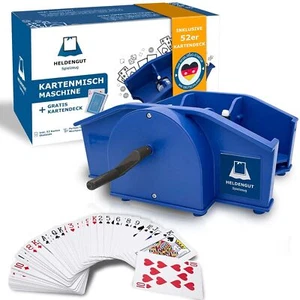 HELDENGUT geliebte Kartenmischmaschine Uno, Poker, Skip Bo &amp; viele weitere
