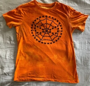 Marvel Spider-Man Boy's Orange Tie Dye T-Shirt (Size XL) - Picture 1 of 3