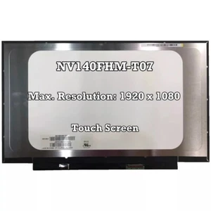 NV140FHM-T07 LED LCD Bildschirm Berühren Panel Matrix Anzeige FHD 40Pins 60Hz - Bild 1 von 2