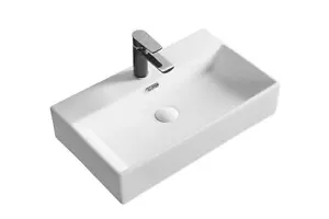 Aufsatzwaschbecken Waschbecken Wandmontage Handwaschbecken 60x36 WC Lotus Effekt - Bild 1 von 9