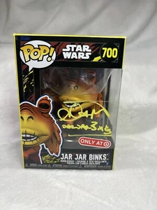 Funko Pop! STAR WARS #700 JAR JAR BINKS Target Exclusive Ahmed Best Signed COA - Bild 1 von 9