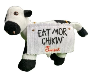 Chick-fil-A Plush Cow 4" Eat Mor Chikin Toy - Excellent Condition, Adorable Gift - Picture 1 of 6