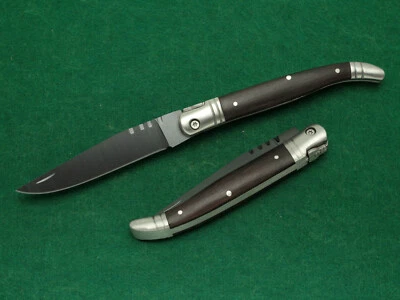 Cuchillo articulado plegable de cerámica negra • Caja de regalo • Nuevo stock antiguo • Envío gratuito Foto 1 de 4