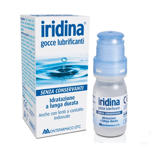 MONTEFARMACO IRIDINA GOCCE LUBRIFICANTI collirio idratante, lubrificante - flacone 10 ml