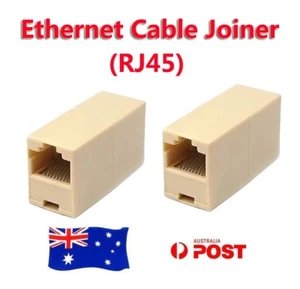 Cat5e RJ45 Coupler Joiner Connector For Ethernet Network LAN DSL Cable Extend AU - Picture 1 of 3