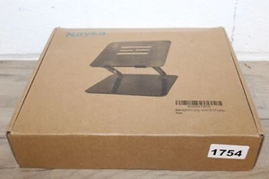 Nayka Support Ordinateur Portable Réglable pour Bureau Métal Pliable Laptop Riser - Photo 1/3
