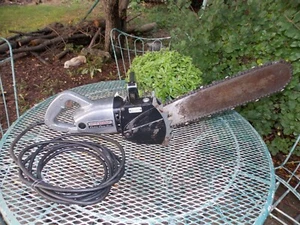 RARE Sears David Bradley Electric Chainsaw WORKING 16" Bar/Chain 13' Cord  12/25 - Picture 1 of 11