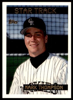 1995 TOPPS #52 MARK THOMPSON COLORADO ROCKIES - Image 1 of 2