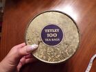 Vtg Tin Tetley 100 Tea Bags
