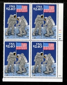 US 2419, 1989 $2.40 MOON LANDING, LR PBOF4 11114 1, MNH (US3364K) - Picture 1 of 1