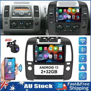 9" FOR 2006-2012 NISSAN NAVARA D40 ANDROID 13 CAR STEREO RADIO HEAD UNIT GPS 32G - Picture 1 of 21