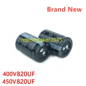 Condensador electrolítico de aluminio 820uF 820 UF 400V 450V 30*50/60 35*50 Totalmente Nuevo - Imagen 1 de 3