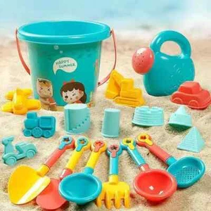 18Stk Sandspielzeug Set Sandkasten Spielzeug Sand Strand Eimergarnitur - Bild 1 von 7