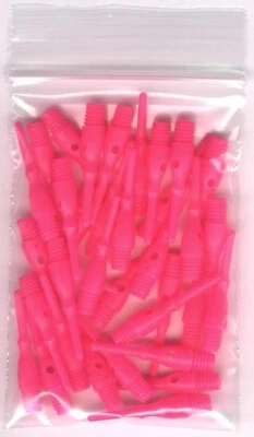 TON JUNKIE 33 PINK Dart Master Soft Tip Points: 1 inch length: For Soft Tip Darters