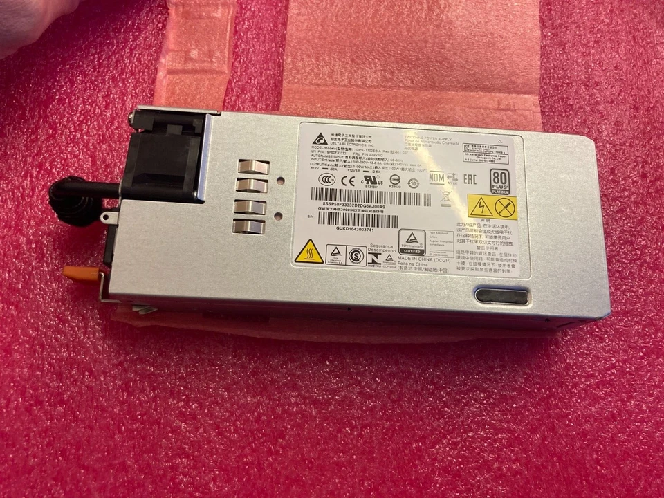 NEW  1100W POWER SUPPLY DELTA / IBM 03T8618 / DPS-1100EB / SP50F33332 (INC VAT) - Image 1 of 4