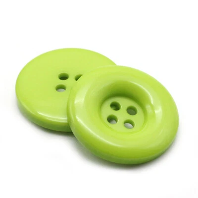 10x DIY Round Resin Sewing Buttons 4-Hole Overcoat Trench Coat Button Clothing - Image 1 of 4