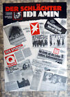 SCHLÄCHTER IDI AMIN * A1-FILMPOSTER #B Ger 1-Sheet ´83 Rise and Fall of Idi Amin