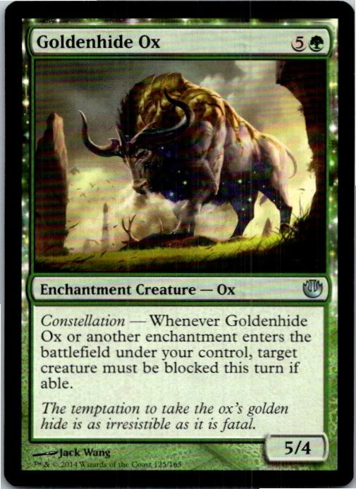 Goldenhide Ox Magic_the_gathering Journey Into Nyx Lightly played - Image 1 of 1