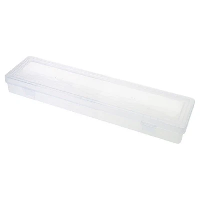 Spacious 14 Inch Plastic Long Box Storage Organizer for Tools and Accessories - Image 1 of 4