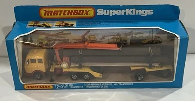 1982 Matchbox Lesney SuperKings Log Transporter K-43 - Image 1 of 4