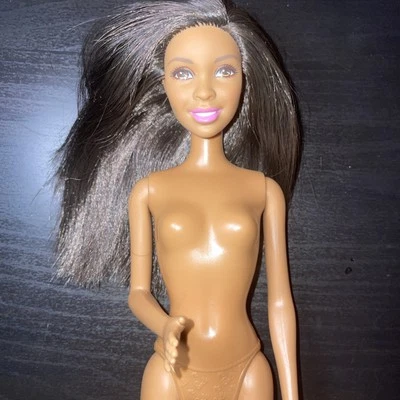 Mattel - Barbie ~ Fashionistas - AA NIKKI doll - 2009 - Brown Hair - Nude - RFB - Image 1 of 4