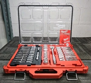 Milwaukee Tools 48-22-9487 47PC 1/2" Drive Ratchet & Socket Set with PACKOUT - Picture 1 of 9