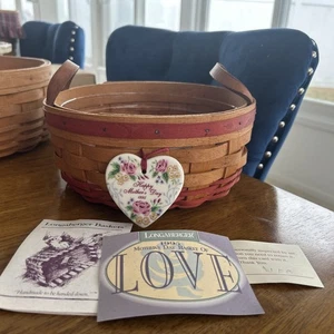 Longaberger 1995 Muttertagskorb, Protektor & zum Binden - Bild 1 von 10