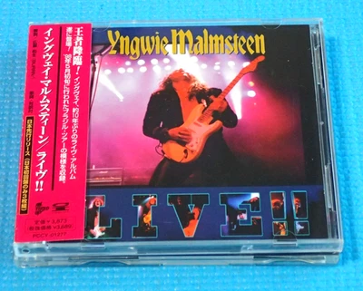 YNGWIE MALMSTEEN 2CD+Bonus CD Live!! 1998 OOP Japan PCCY-01277 OBI Foto 1 de 2