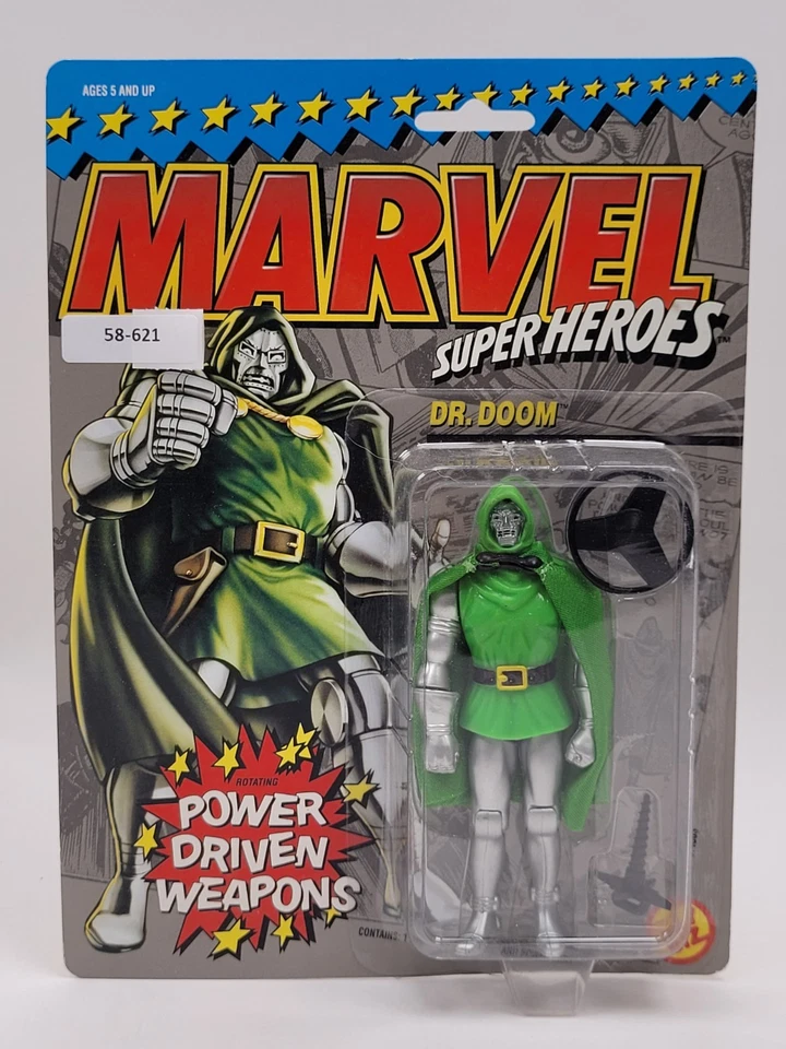 Doctor Dr. Doom Power Weapons Toy Biz 1990 Marvel Super Heroes Figure B8