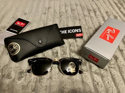 Occhiali da sole unisex Ray-Ban Clubmaster Havana Classic RB3016 51mm REGALO VACANZA! - Immagine 1 di 4