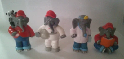 BENJAMIN BLÜMCHEN FIGUREN KIDDINX  4 Stück - Bild 1 von 4