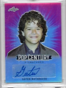 2018 Leaf Pop Century Gaten Matarazzo PINK AUTO AUTOGRAPH 7/15 STRANGER THINGS - Picture 1 of 1