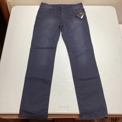 Pantalones de mezclilla elásticos ajustados azul marino talla 12 7 Seven for All Mankind nuevos con etiquetas Foto 1 de 4
