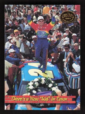 Jeff Gordon There's a New kid in Town 1994 Maxx Medallion #53 Hendrick - Image 1 of 2