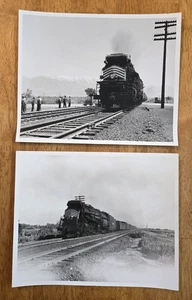 Menge 2 Vintage Zug Lok 8 x 10 Fotos Denver und Rio Grande Western I - Bild 1 von 7
