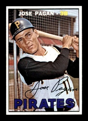 1967 Topps #322 Jose Pagan   EXMT/EXMT+ X3576978 - Image 1 of 3